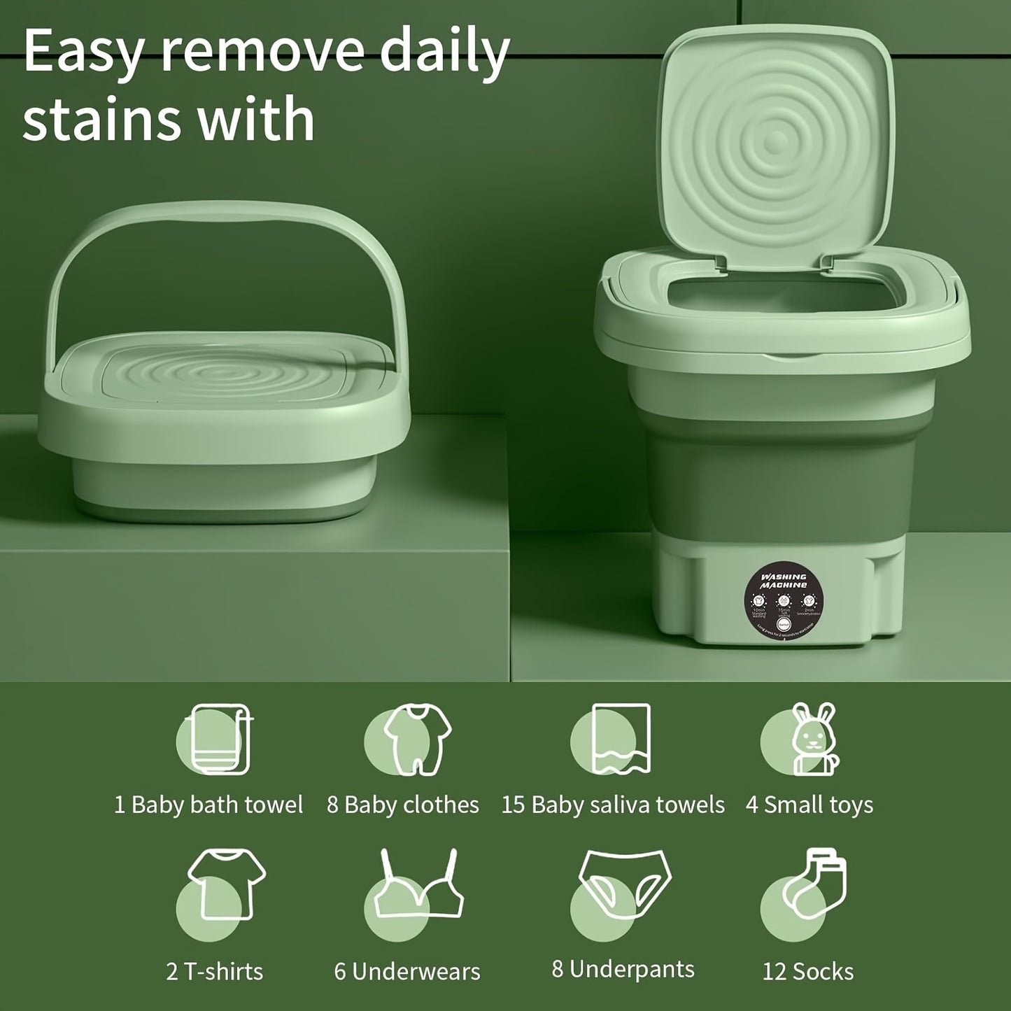 Portable Mini Washing Machine