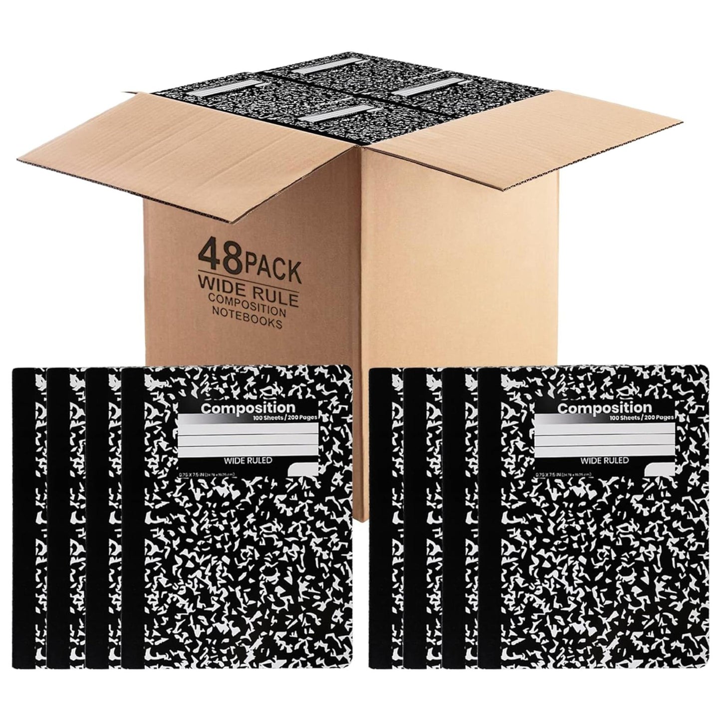 Wide Ruled Composition Notebooks