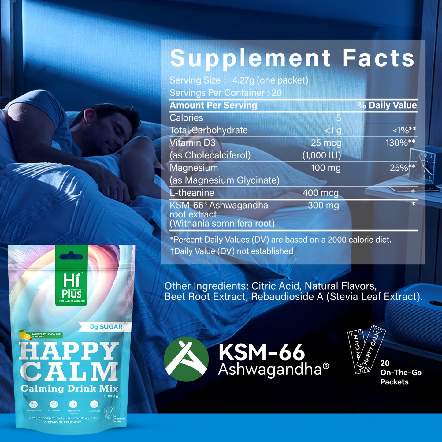 HiPlus Calm Super Powdered Drink Mix