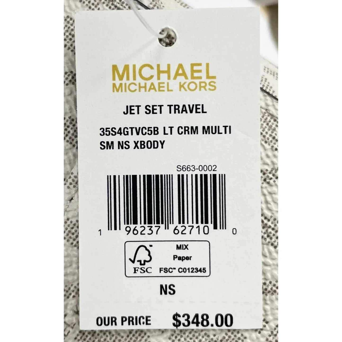 Michael Kors Jet Set Small Messenger Crossbody Bag