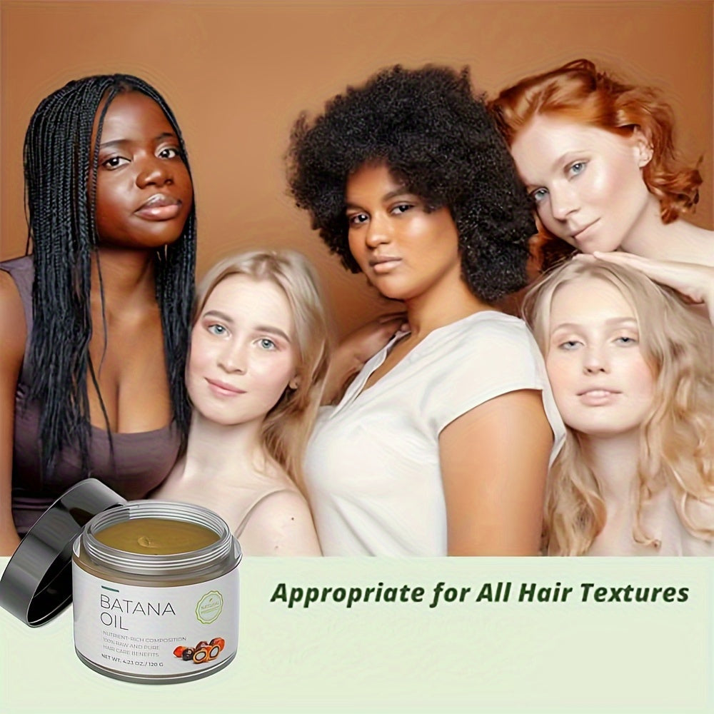Dr. Sebi Batana Hair Oil - 4.2oz | Strengthens & Thickens Hair, Repairs Split Ends, Moisturizing for All Hair Types,