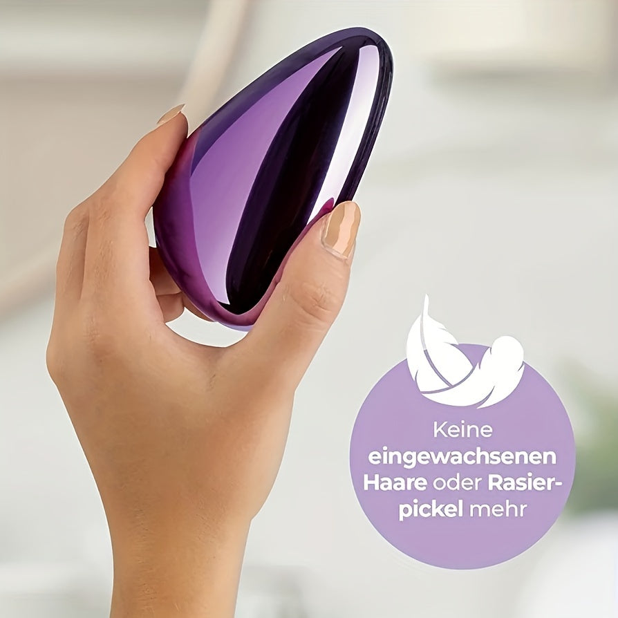 Reusable Painless Hair Eraser with Purple Handle