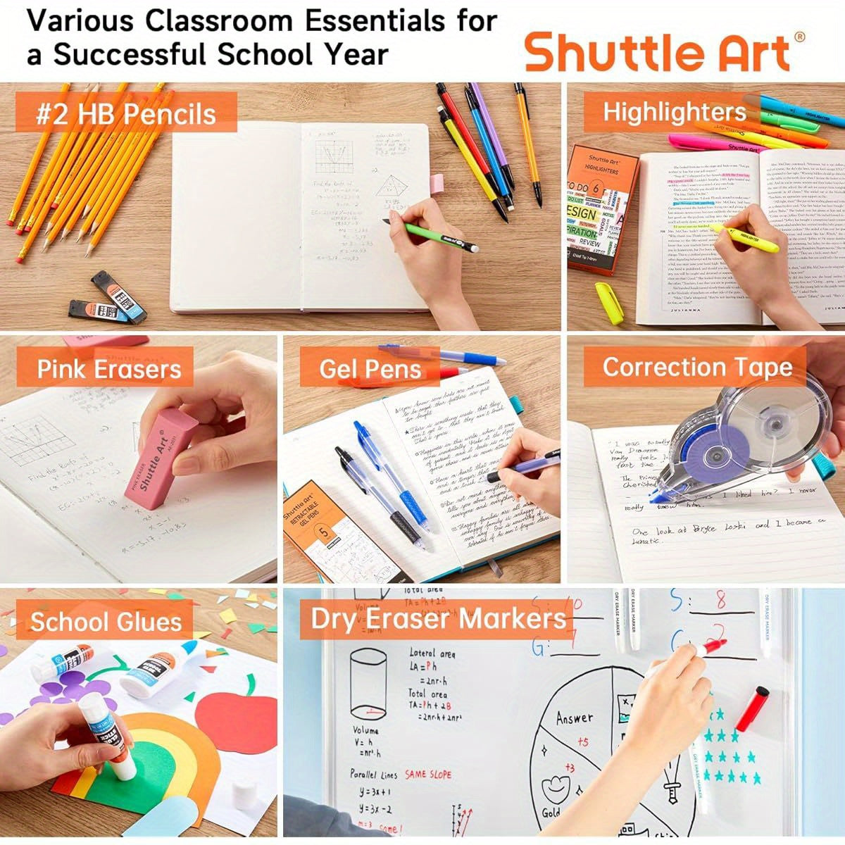71 Pack School Supplies Kit