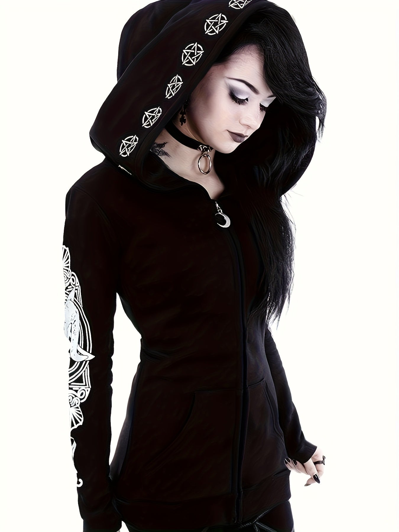 Women's Punk Style Hoodie