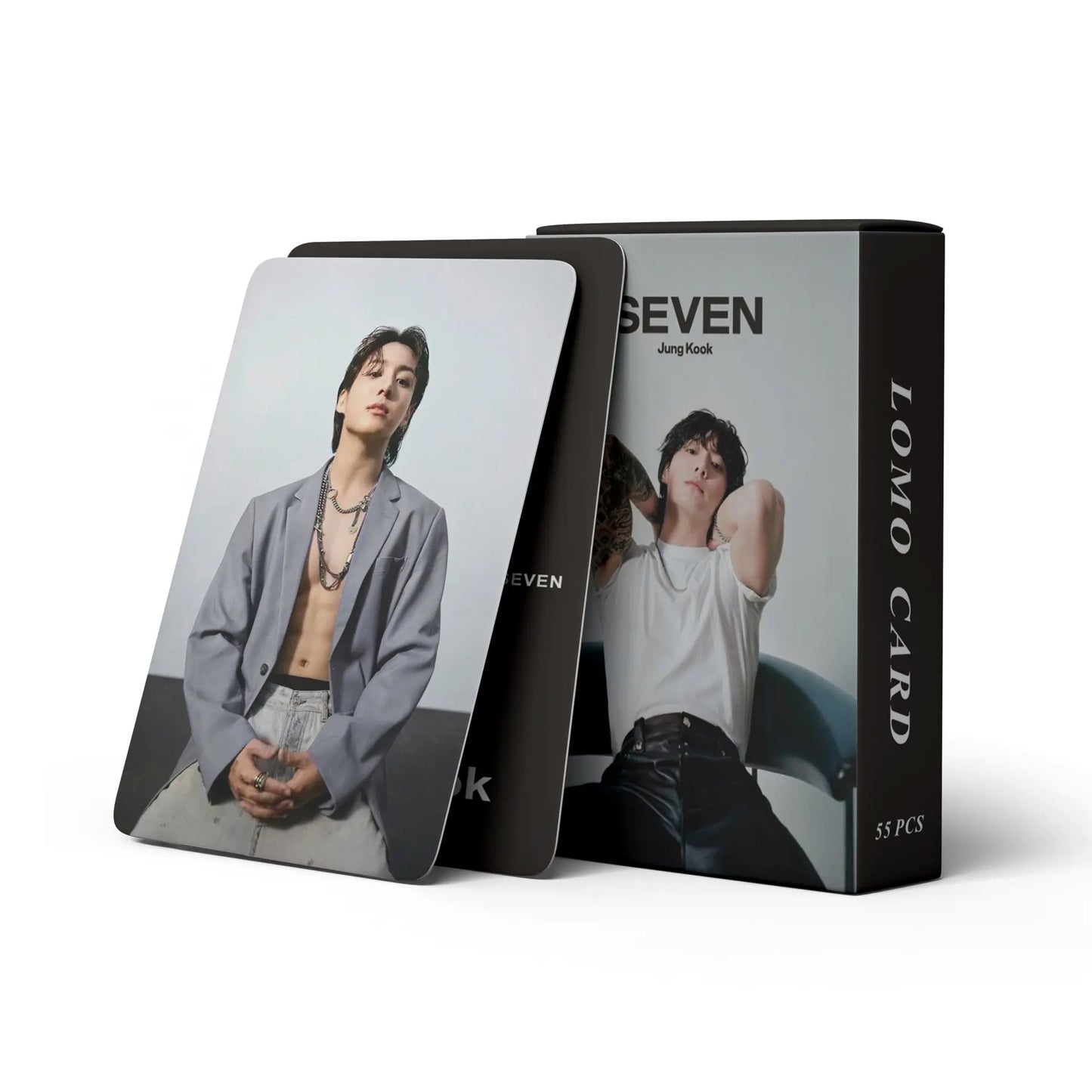 JungKook SEVEN Album Lomo Card Collection (55 Cards)