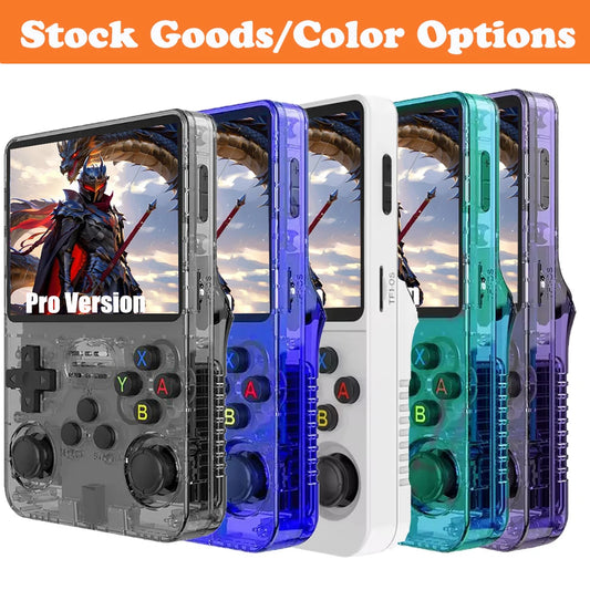 R36S Pro Retro Handheld Game Console | 3.5" IPS Screen | 64GB | 21,000+ Games