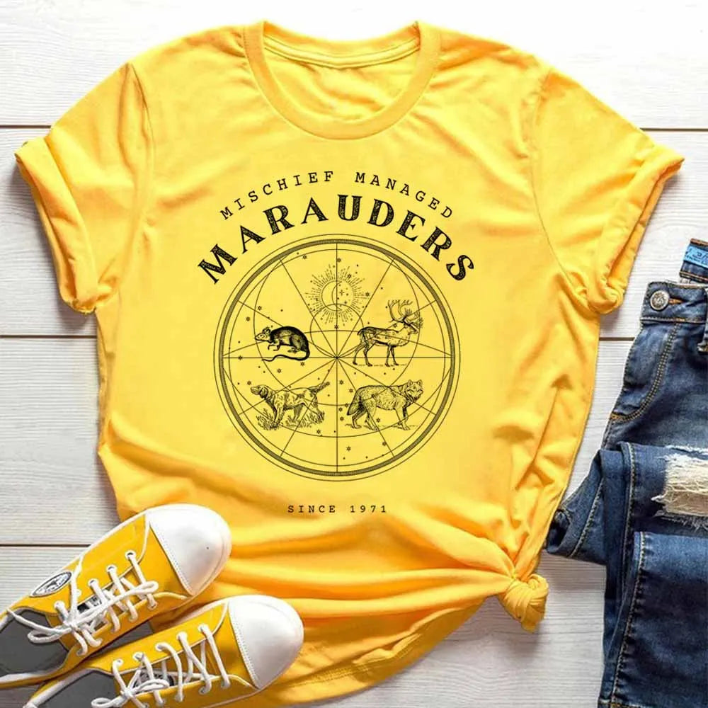 Marauders Wizarding School T-Shirt | Mischief Managed Fandom Tee