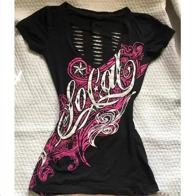 2000s Women's Vintage Y2k Crop Tops
