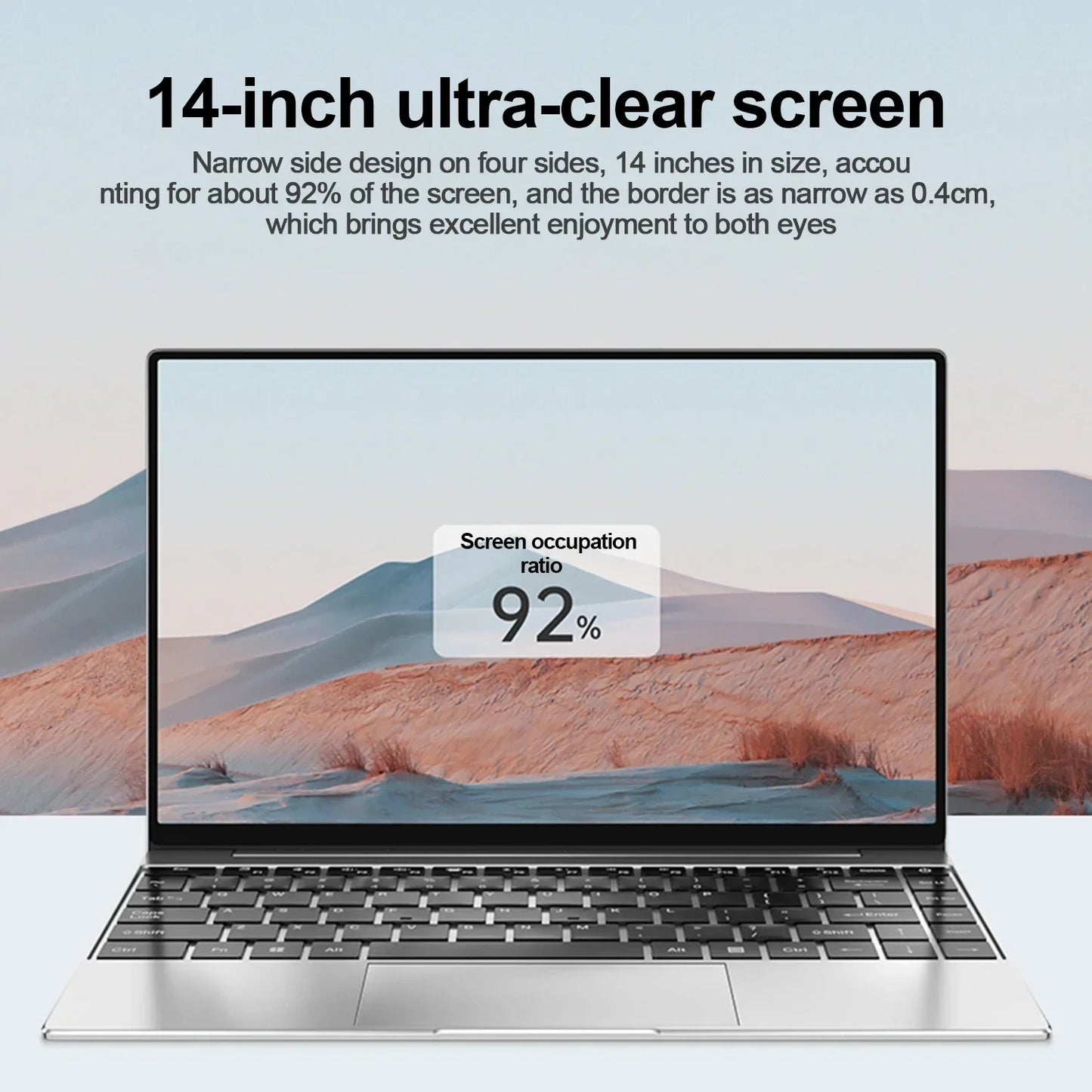 14.1"Intel N3700 Ultra Slim Laptop