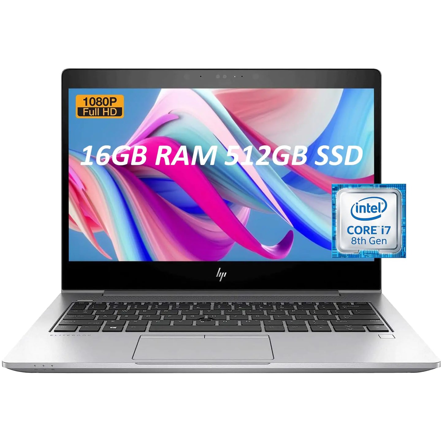 HP Elitebook 830 G5 Business Laptop i7 13.3 FHD (1920x1080) i7 Laptop Quad Core i7-8th 4.2GHz 16GB RAM 512GB SSD Win10 pro(Renewed)