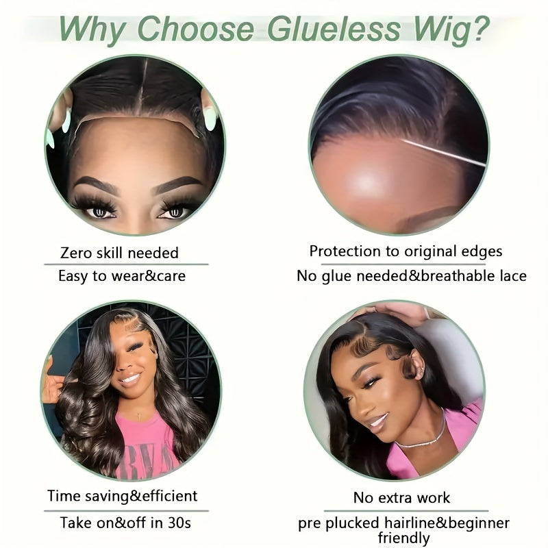 250% Density Bye Bye Knots Glueless Wig