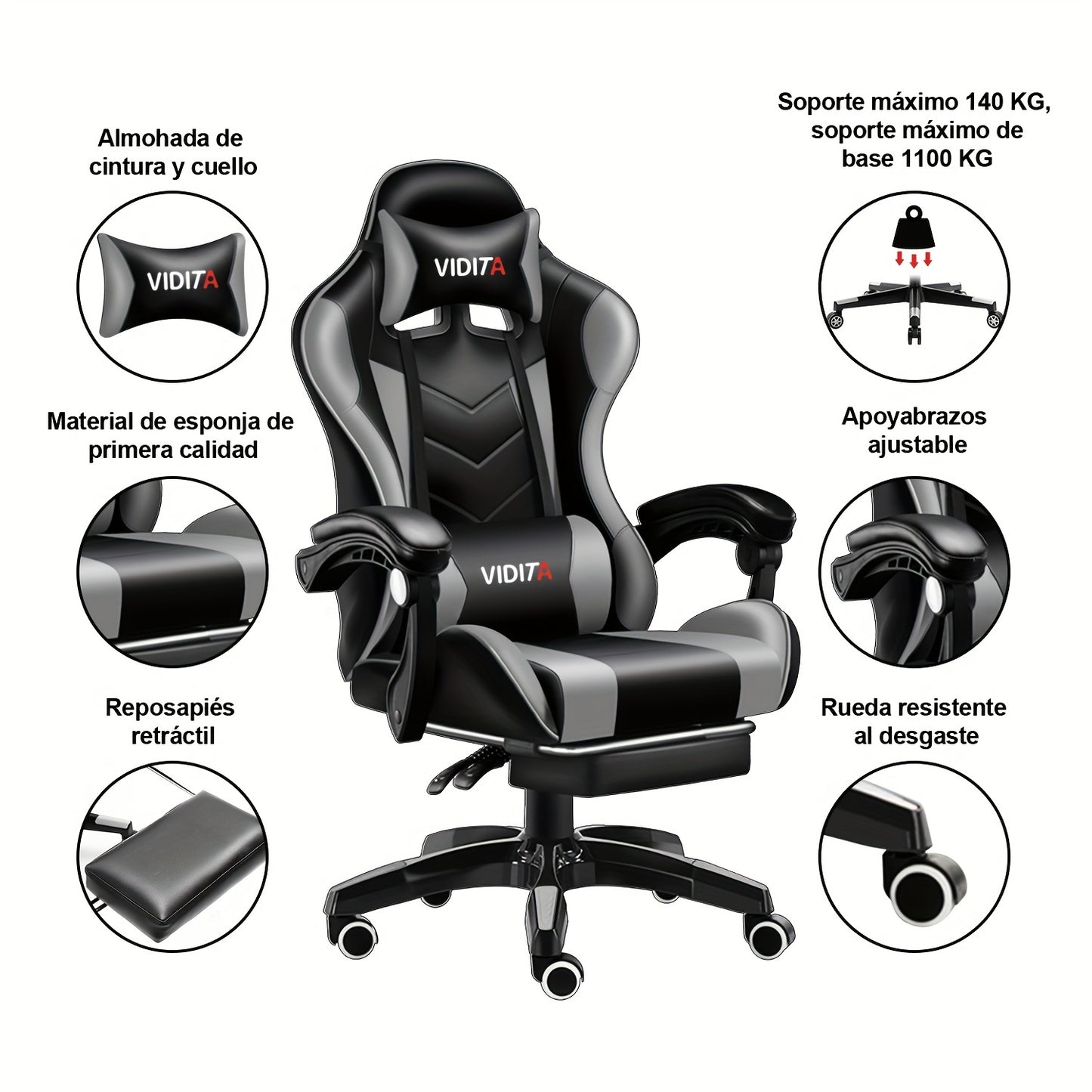 Ergonomic Gaming Chair for Adults and Teens