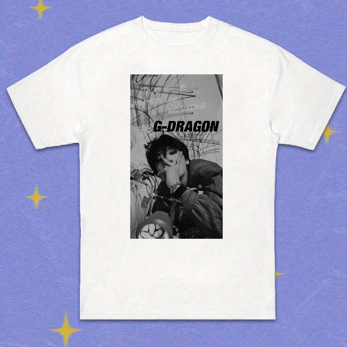 BIGBANG, Yeonjun, G-DRAGON Alphabet Printed T-Shirt