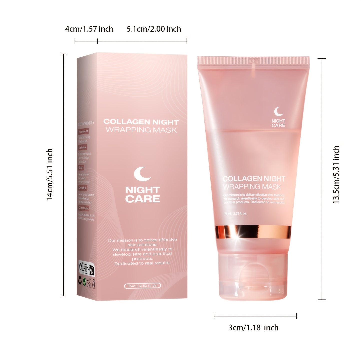 Collagen Night Wrap Mask with Jelly Brush