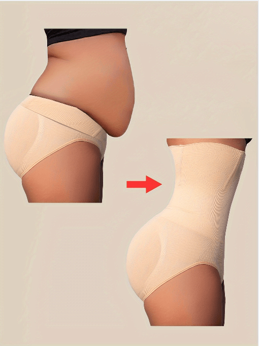 High-Waist Tummy Control Shapewear Panties for Women