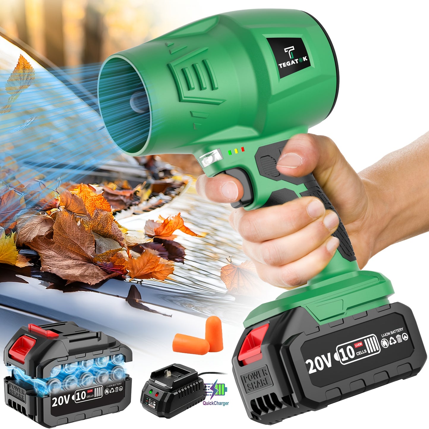 Cordless Turbo Leaf Blower