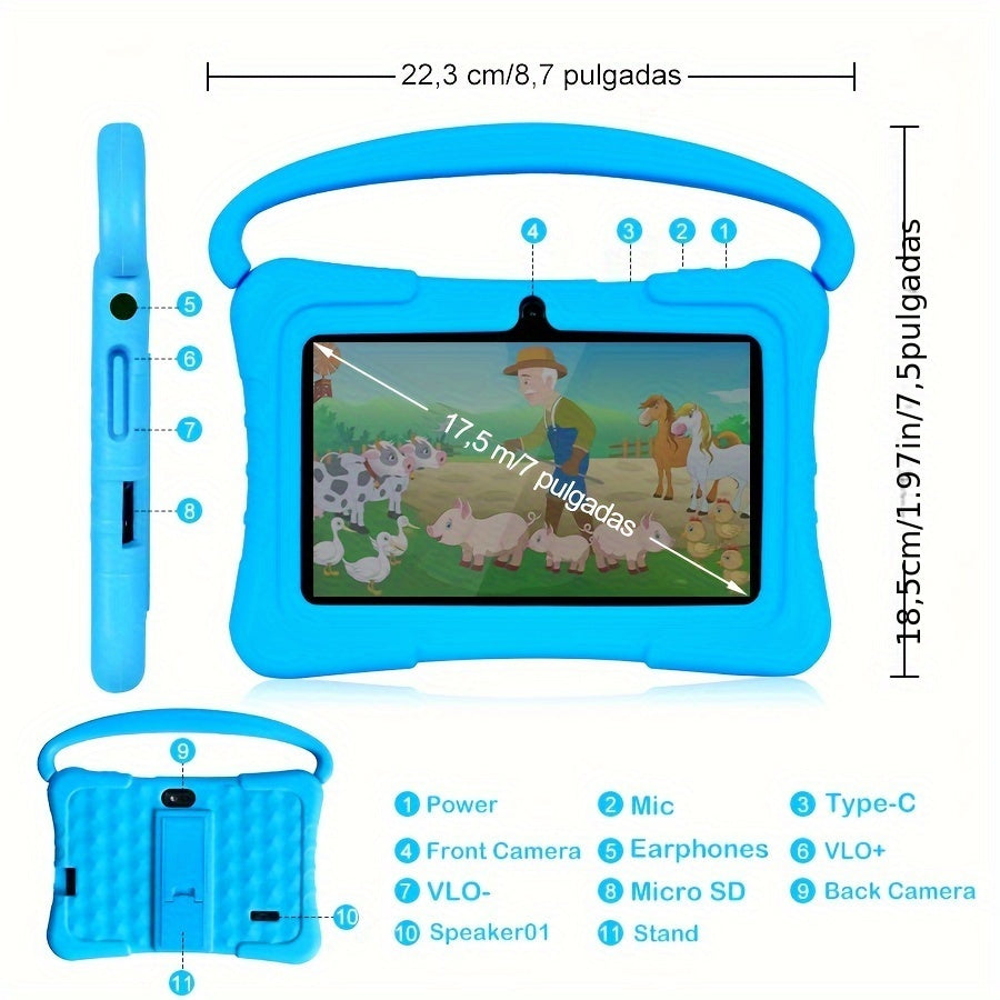 7 inch Tablet for Kids with 2.4G WiFi