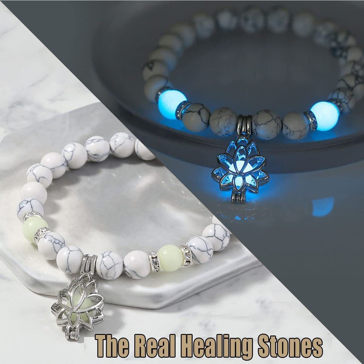 Glowing Lotus Healing Bracelet