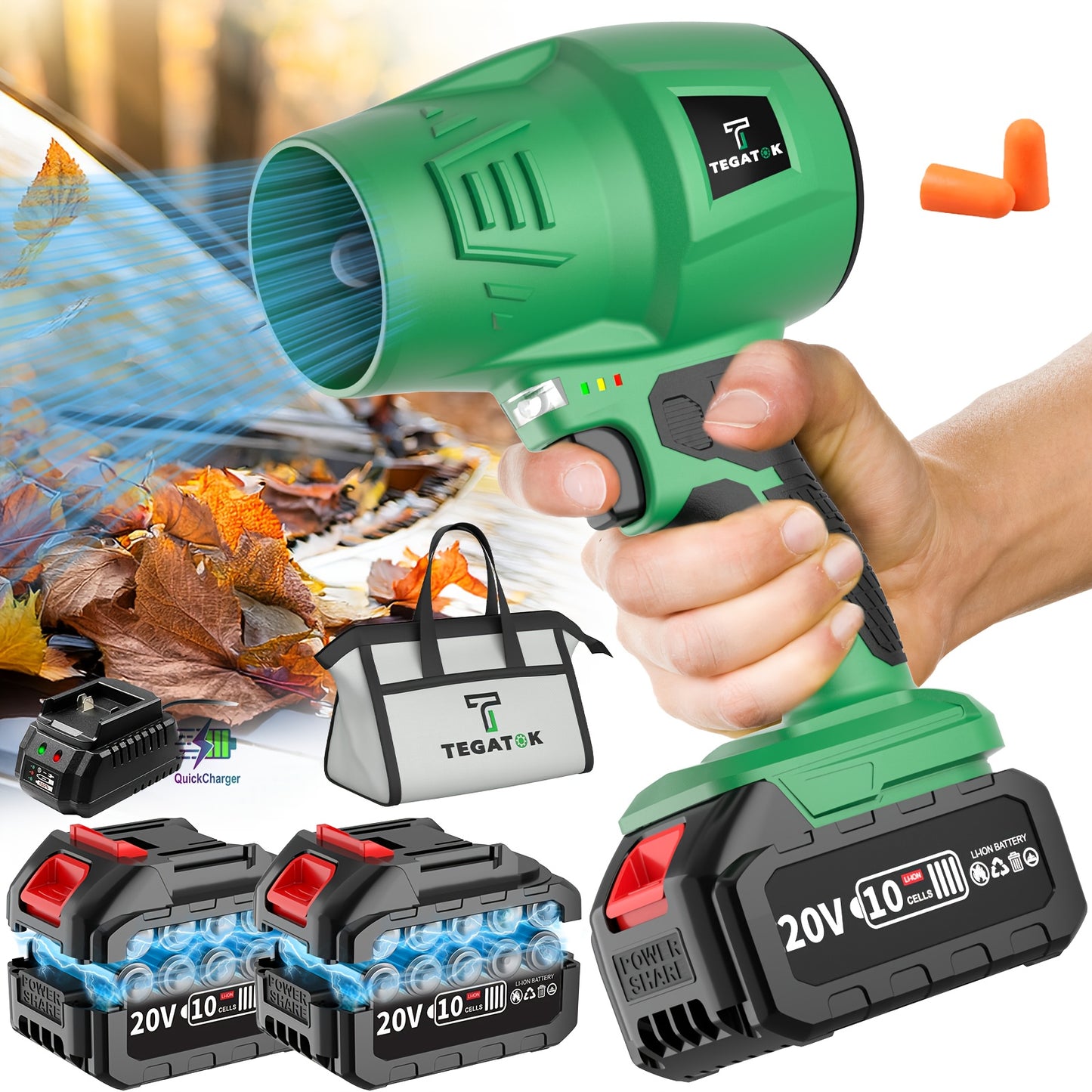 Cordless Turbo Leaf Blower