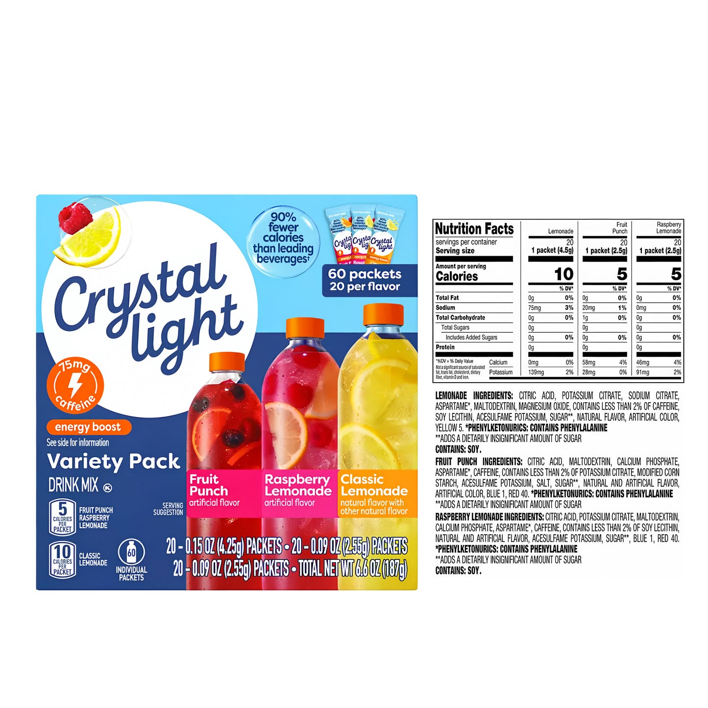 Crystal Light OTG Energy Variety Pack
