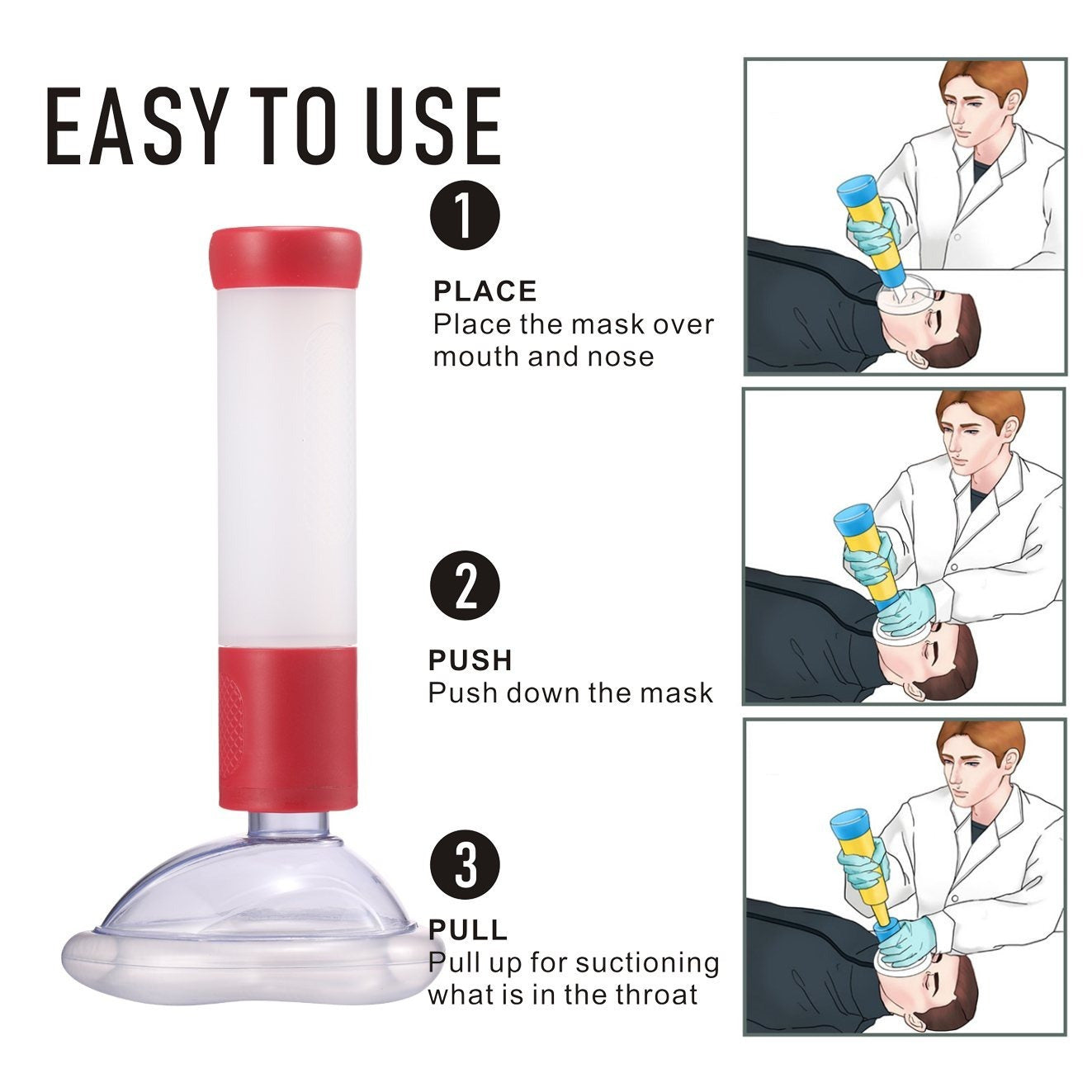 Adult and Kids Choking Rescue Device