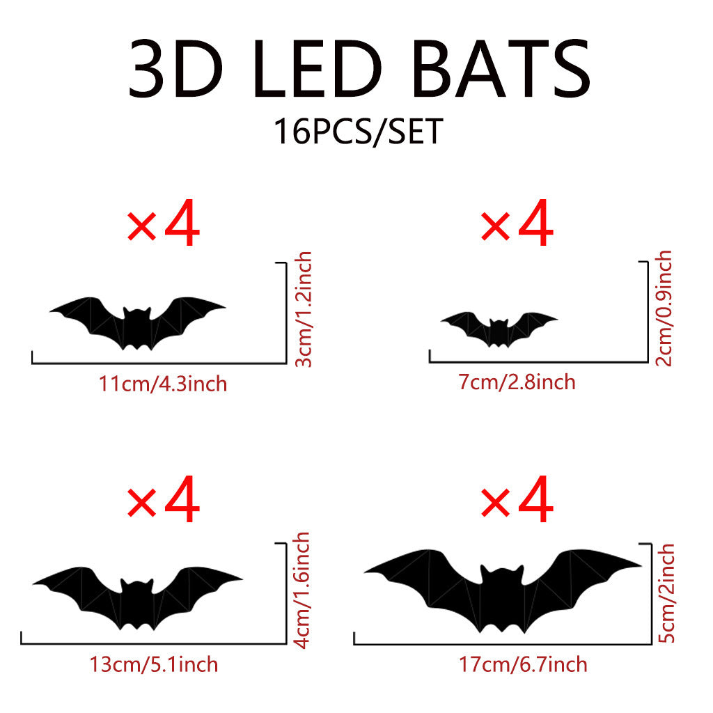 LED Halloween Bat Lights