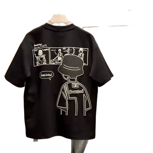 Comic Book Printed T-shirt