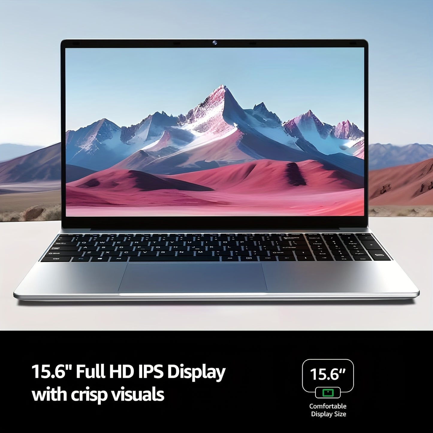 2025 15.6-inch Large-screen Laptop With 16GB RAM