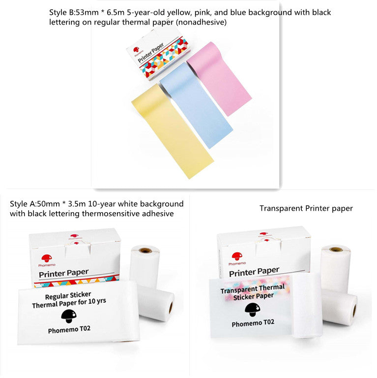 Portable Mini Thermal Photo Printer