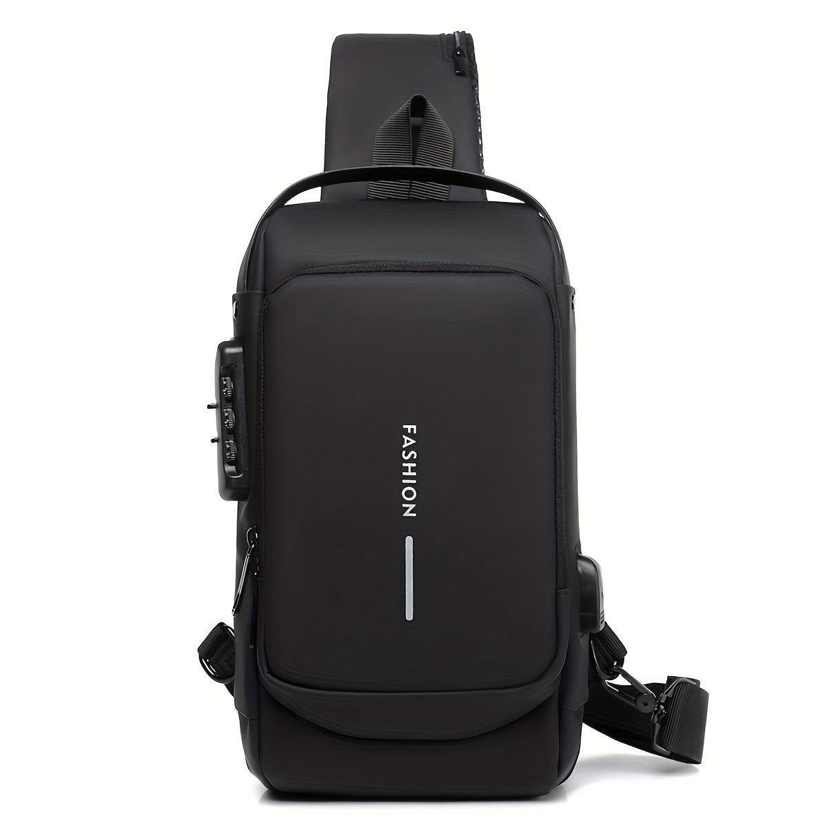 Anti-Theft Chest Bag with USB Charging Port