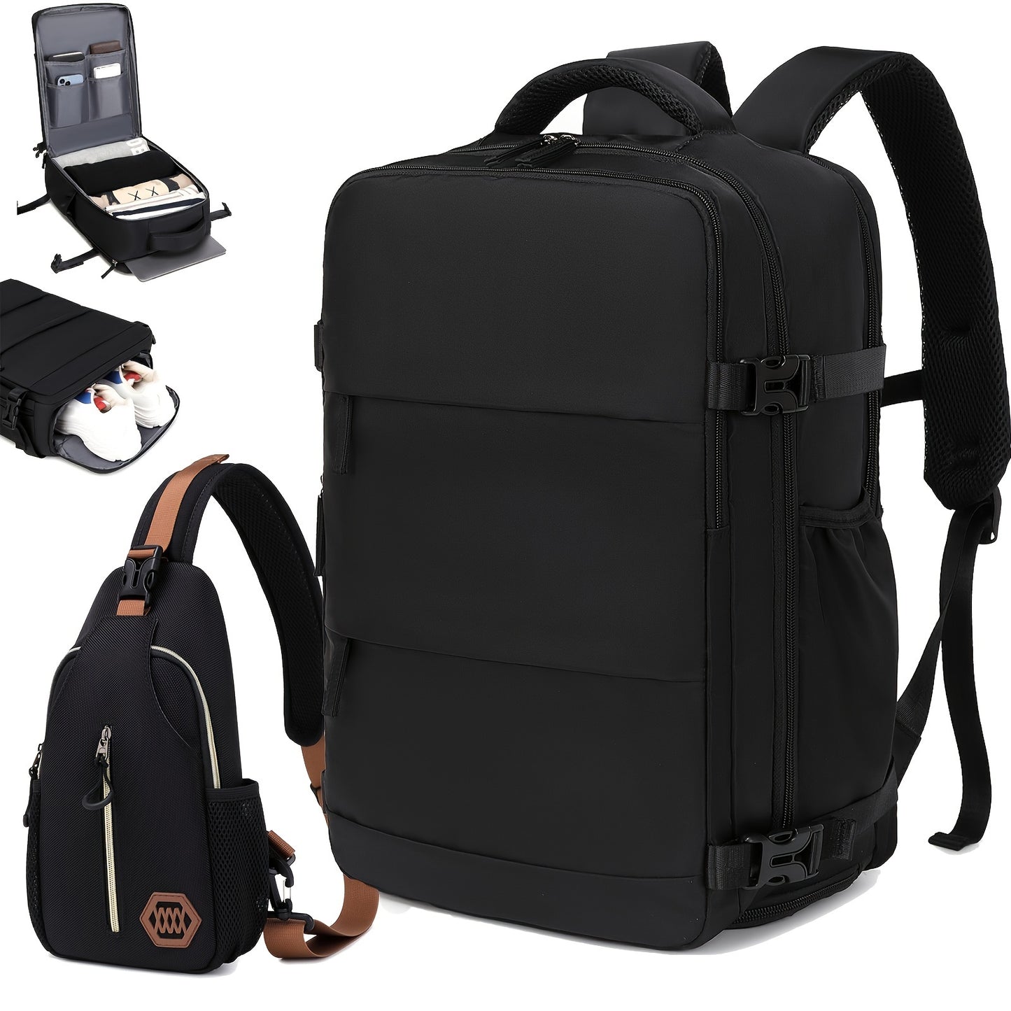 Airline-Approved 15" Laptop Travel Backpack for Women