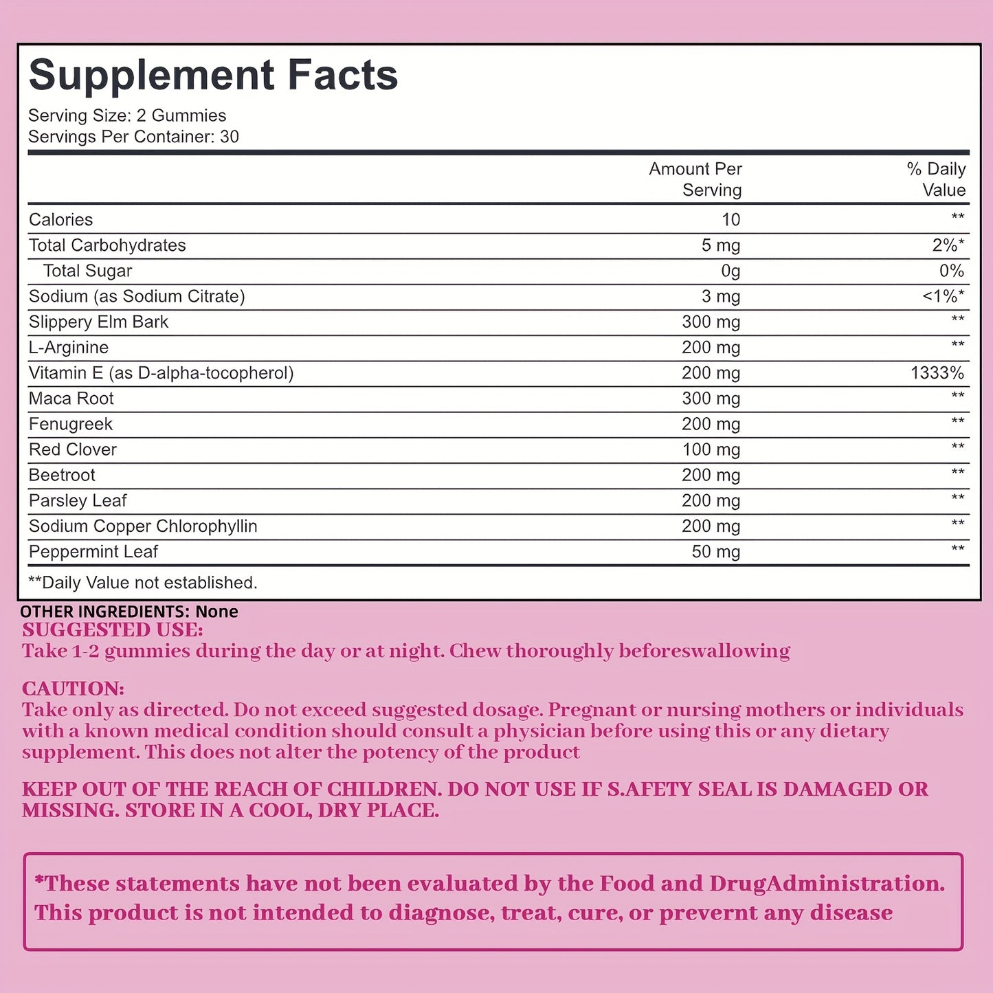 Women's Pheromone Gummies - Attraction & Confidence Booster