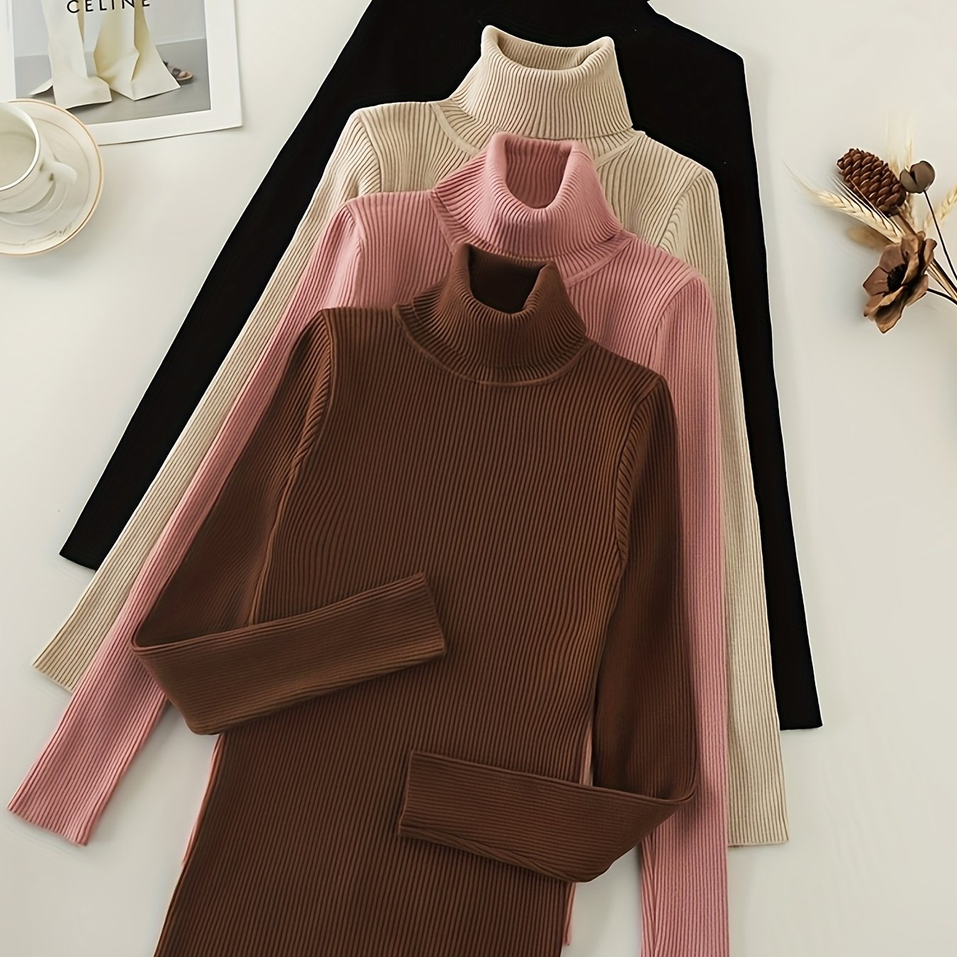 Women's Hoodie High Collar Combination