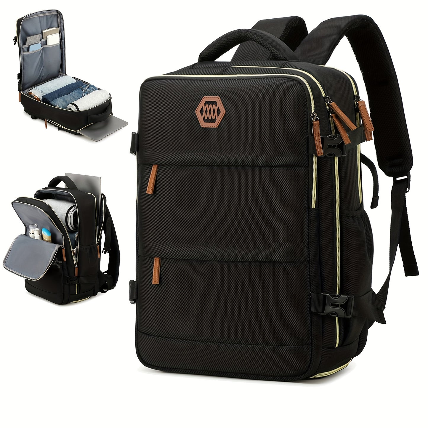 Airline-Approved 15" Laptop Travel Backpack for Women