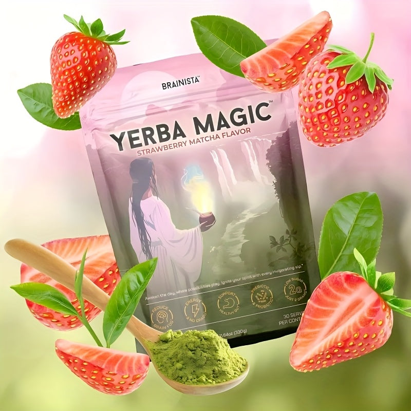 Strawberry Matcha Flavored Instant Tea Powder
