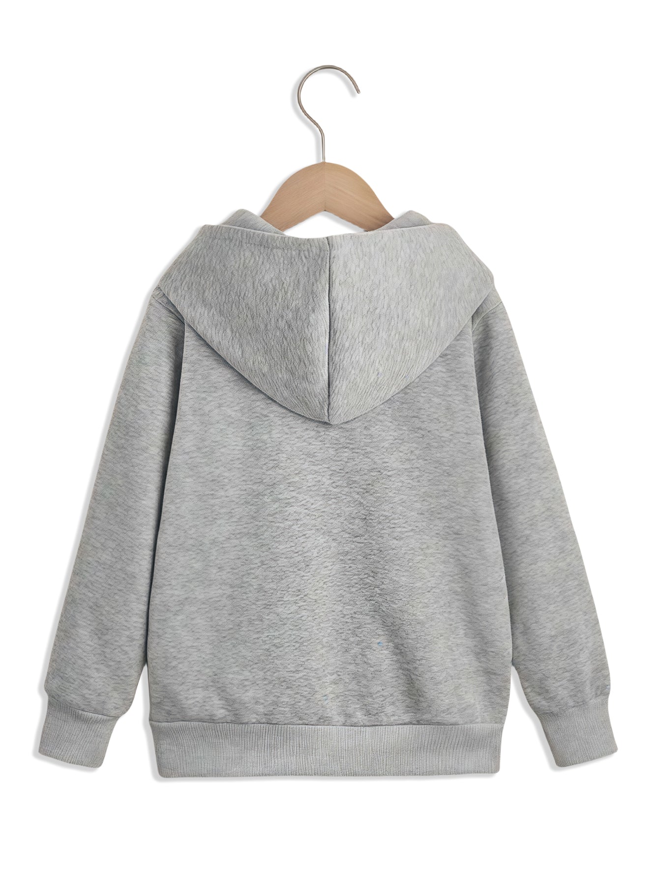 Girls' Autumn/Winter Hooded Sweatshirt with "I'm Literally Just a Girl" Print & Pink Bow