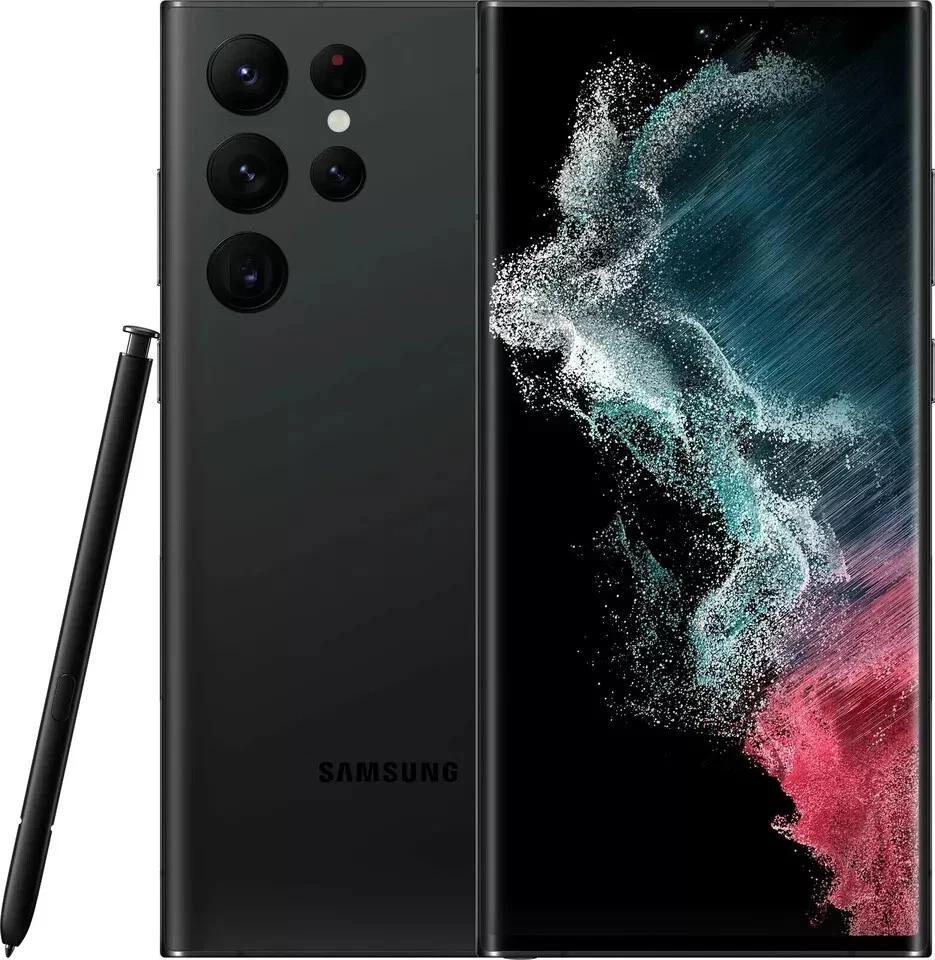 Samsung Galaxy S22 Ultra 5G 128GB (BLACK ) SM-S908U1 | Factory Unlocked | Brand New in Sealed Box | US Model | Android Smartphone with S Pen | Pro-Grade Camera | 6.8" QHD+ AMOLED Display | Snapdragon | Works with All Major Ca