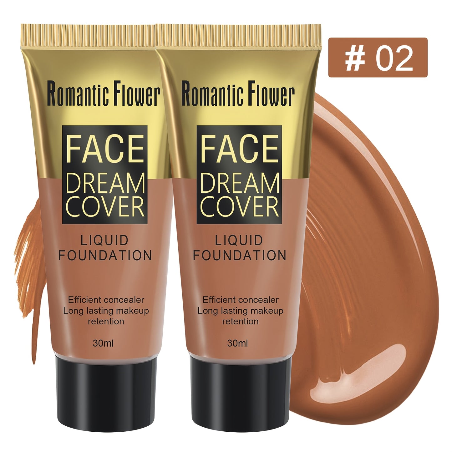 Romantic Flower Full Coverage Liquid Foundation