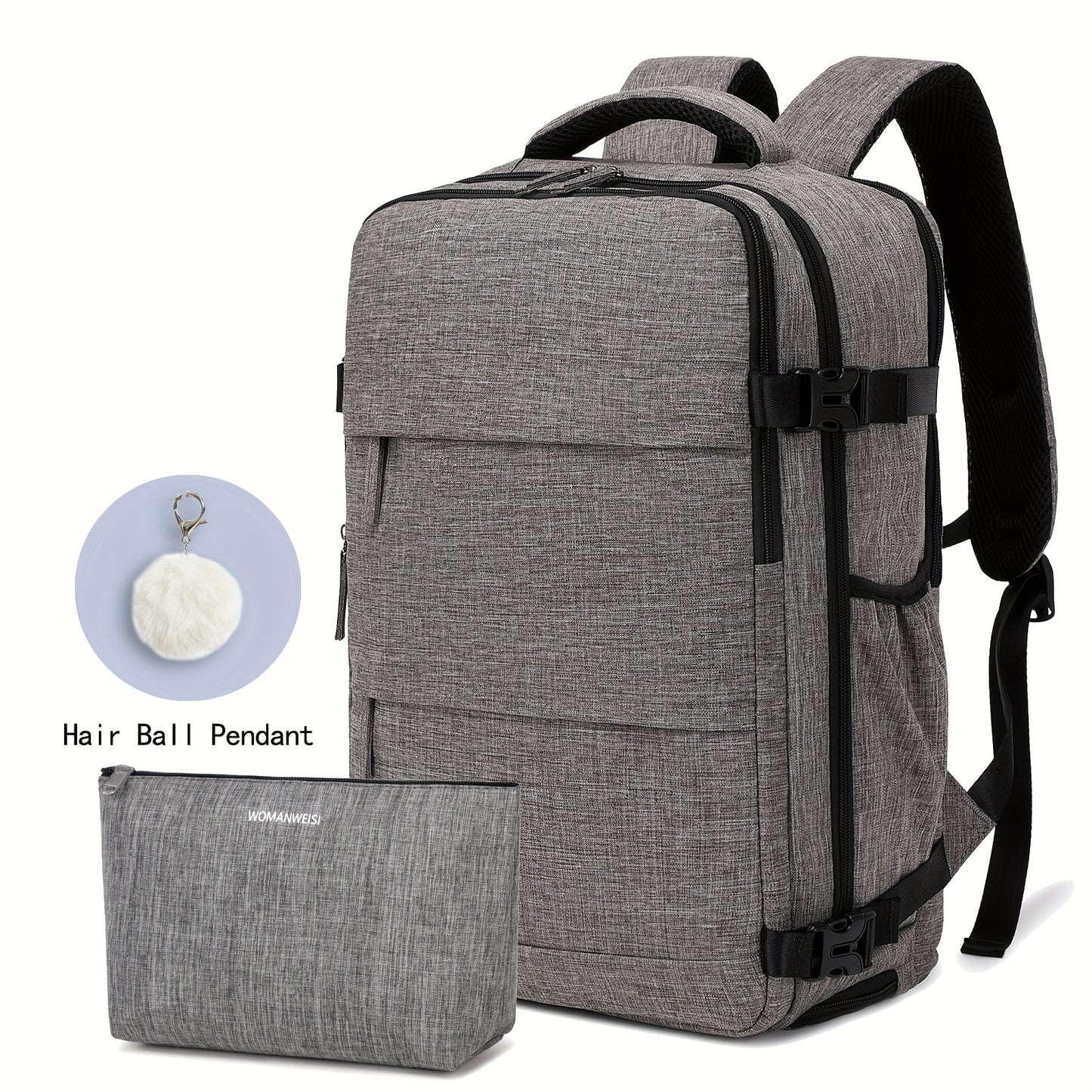 Airline-Approved 15" Laptop Travel Backpack for Women