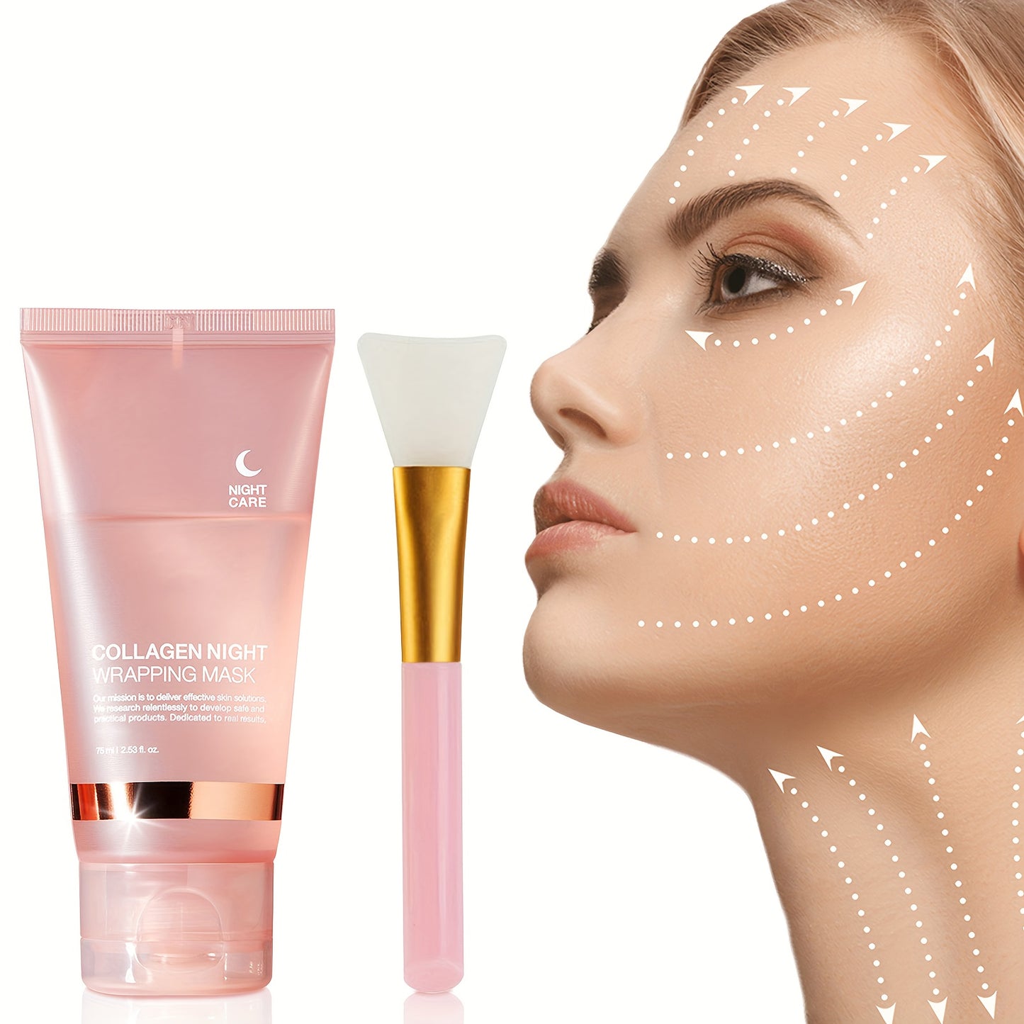 Collagen Night Wrap Mask with Jelly Brush
