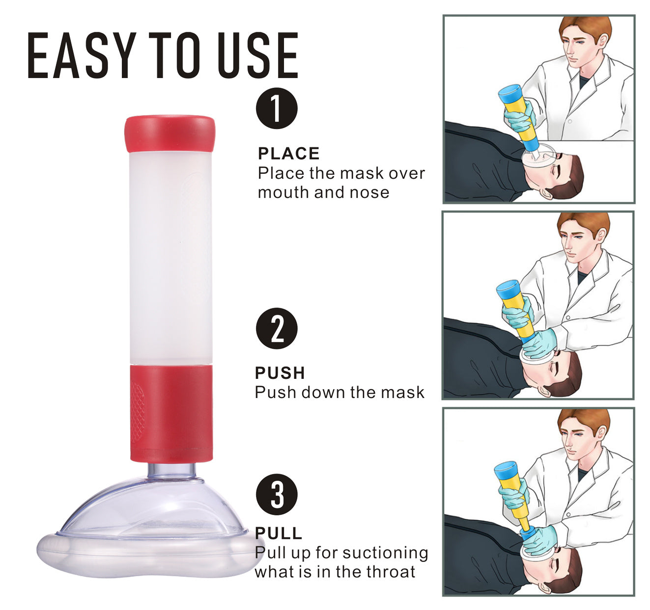 Adult and Kids Choking Rescue Device