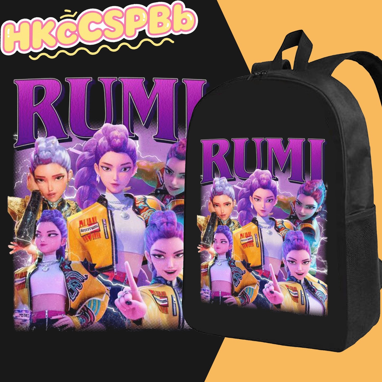 Rumi Kpop Demon Hunters Anime Backpack