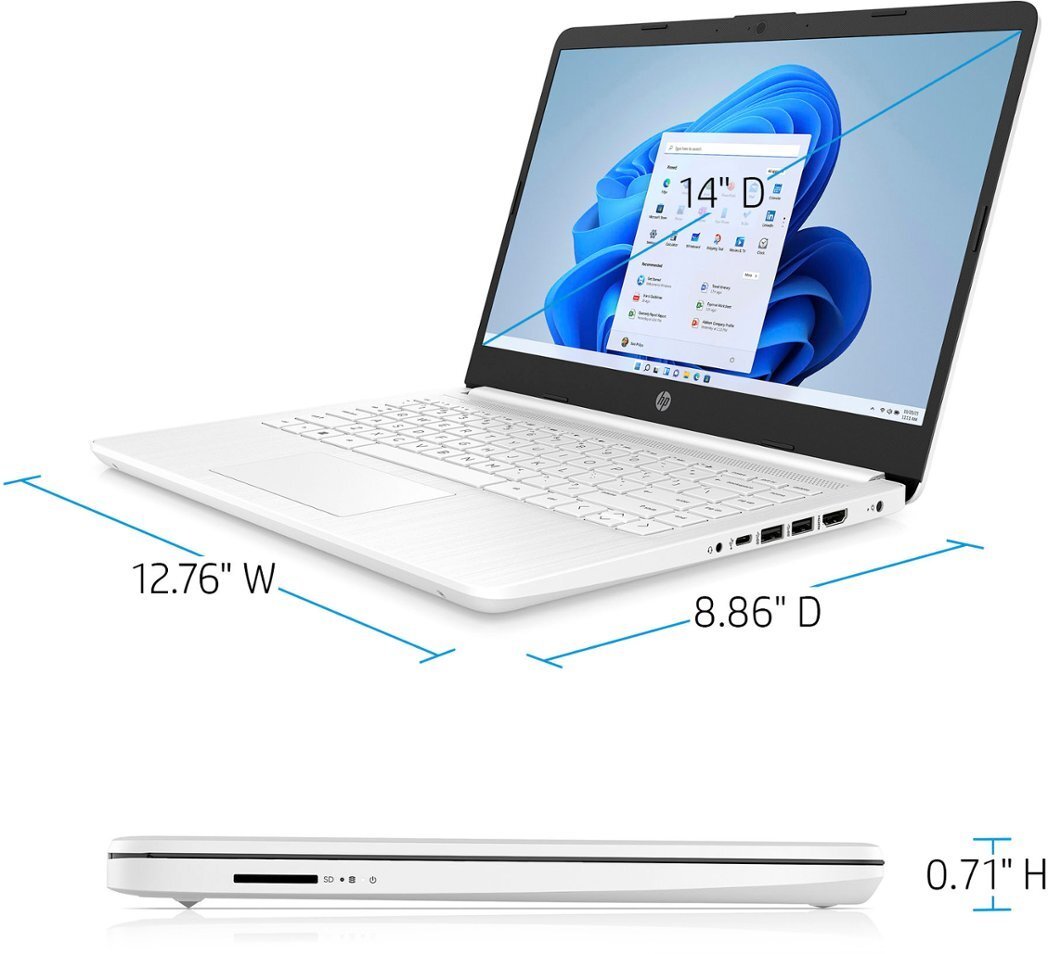 New HP Laptop 14" HD