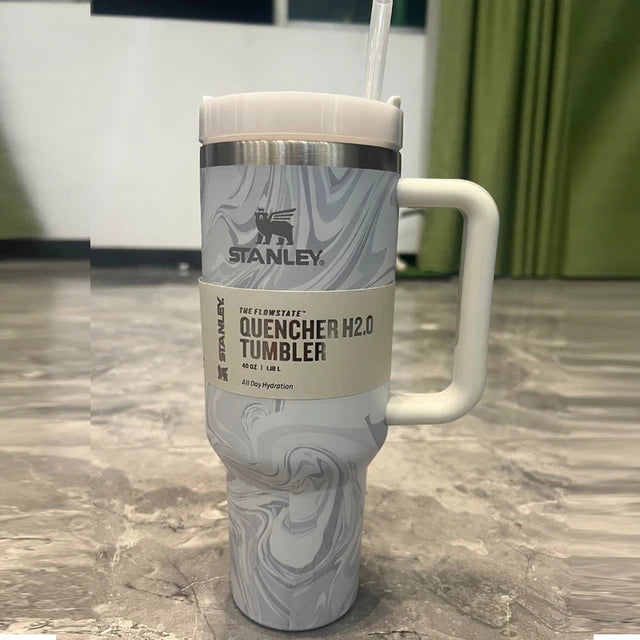 Original Stanley 40oz Tumbler With Handle With Straw