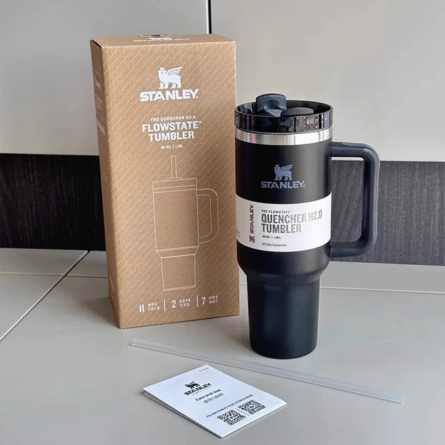 Original Stanley 40oz Tumbler With Handle With Straw