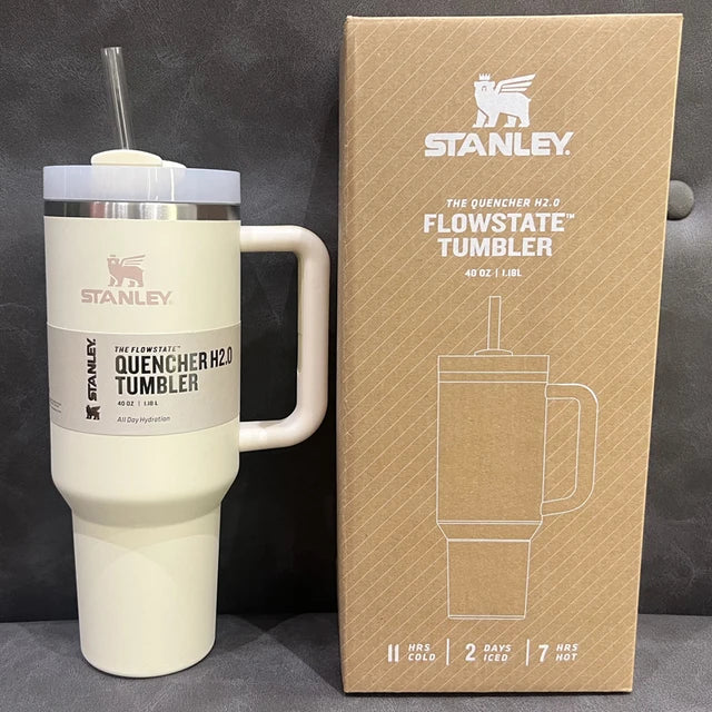 Original Stanley 40oz Tumbler With Handle With Straw