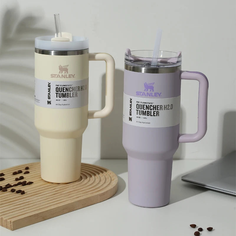 Original Stanley 40oz Tumbler With Handle With Straw