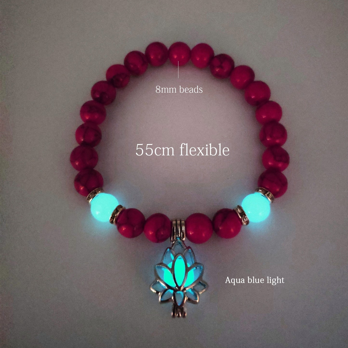 Glowing Lotus Healing Bracelet
