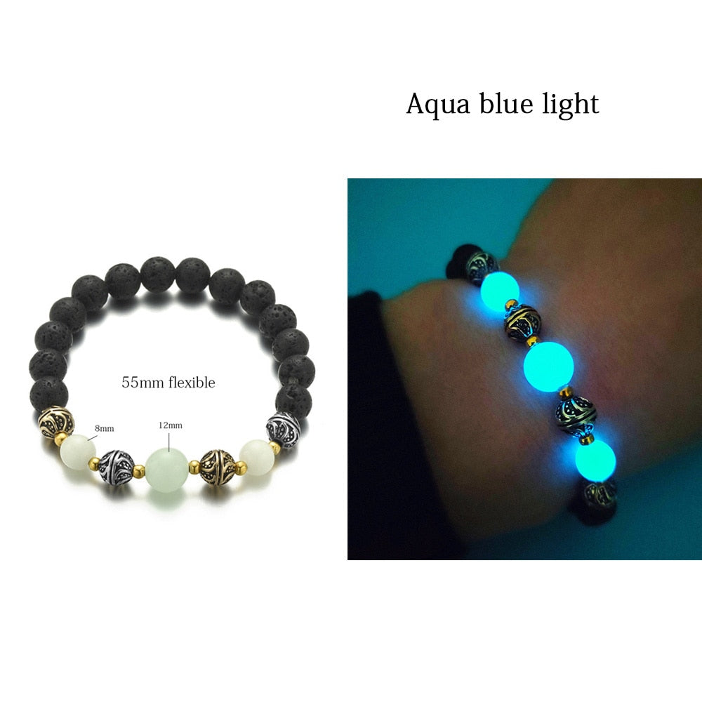 Glowing Lotus Healing Bracelet