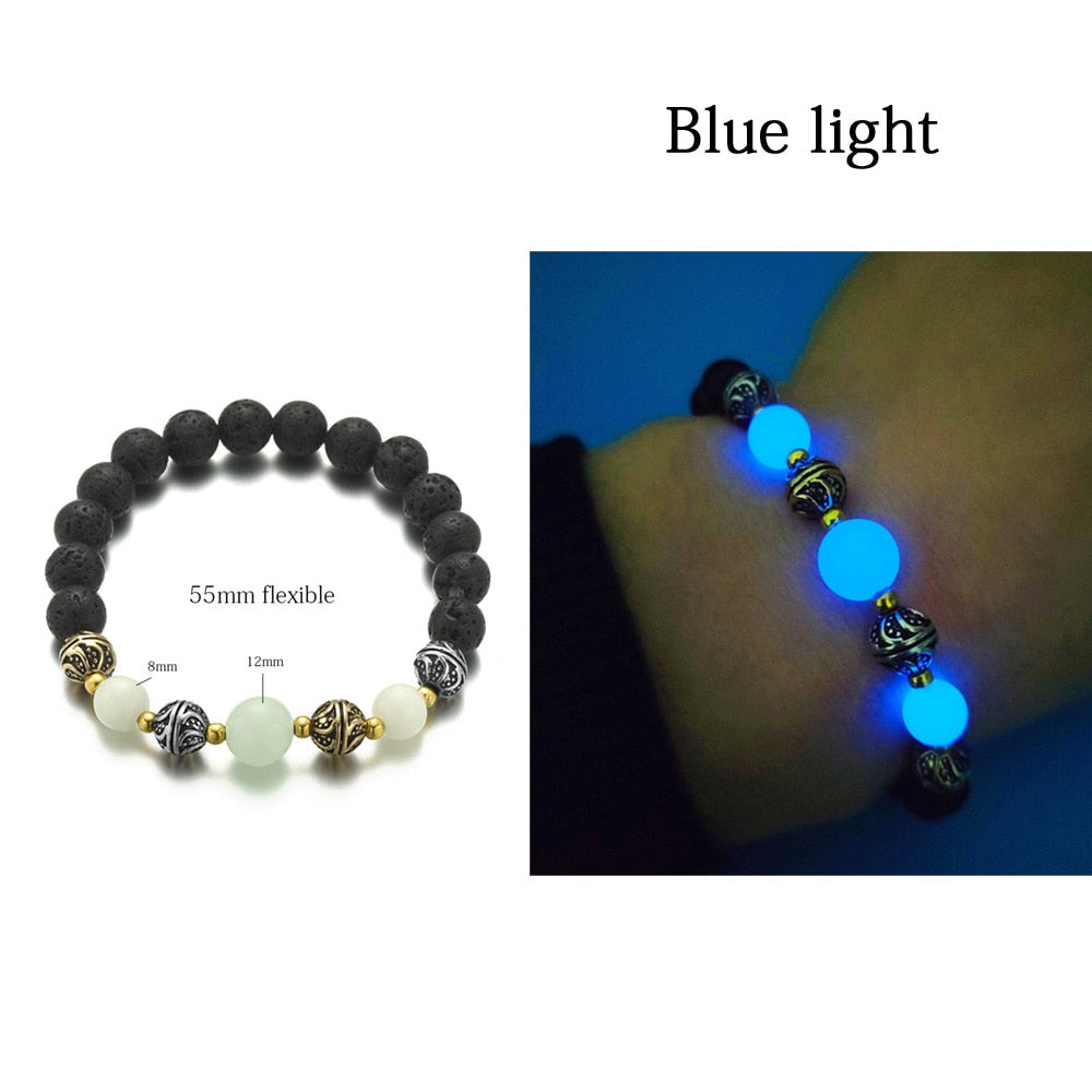 Glowing Lotus Healing Bracelet